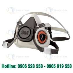 MẶT NẠ CHỐNG HÓA CHẤT NỬA MẶT 2 PHIN LỌC 3M SERI 6000