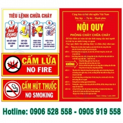 BẢNG NỘI QUY TIÊU LỆNH