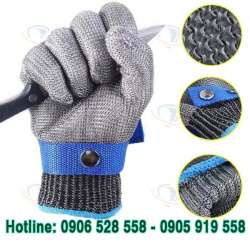 GĂNG TAY CHỐNG CẮT SỢI THÉP, LOẠI NGẮN 22 CM