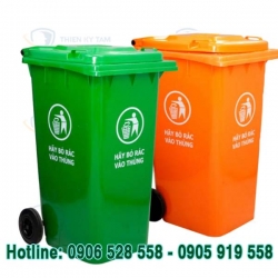  THÙNG RÁC NHỰA 120 LÍT