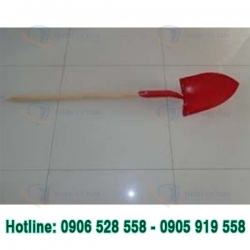 XẺNG CỨU HỎA CÁN GỖ