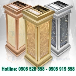 THÙNG RÁC ĐÁ HOA CƯƠNG