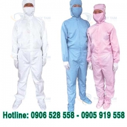  QUẦN ÁO PHÒNG SẠCH CHỐNG TĨNH ĐIỆN